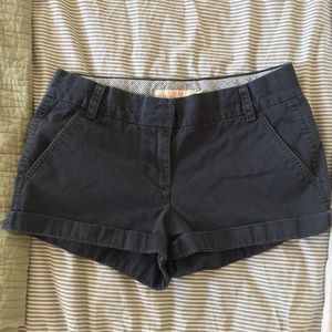 J. Crew 3 inch Navy Chino Shorts